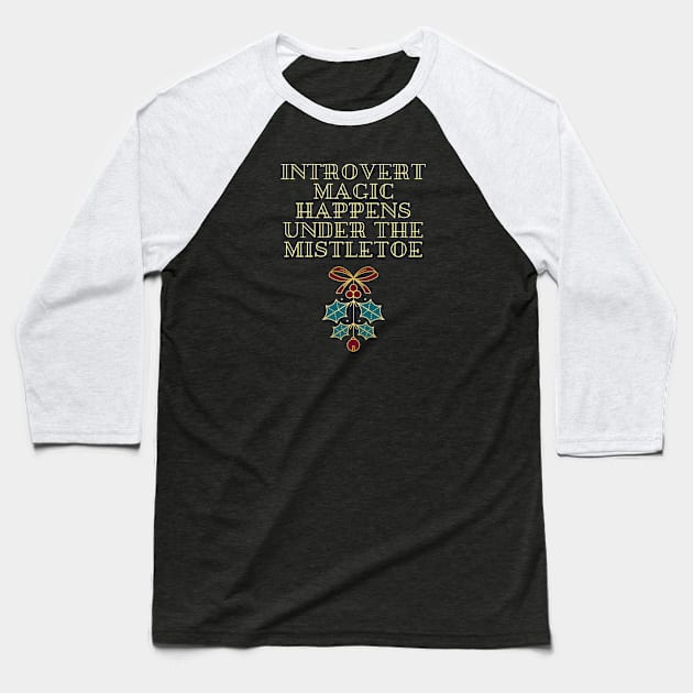 Introvert Magic Baseball T-Shirt by Infj Merch